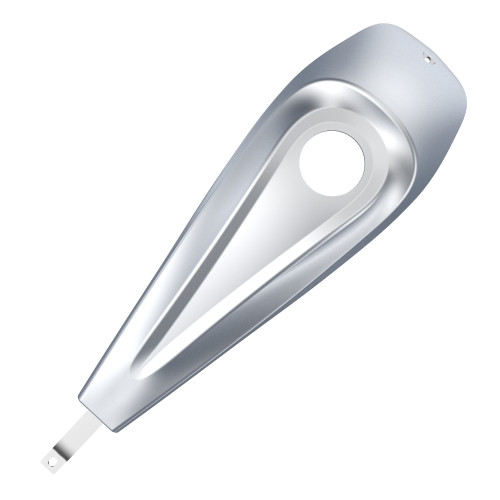 Advanblack Baracuda Silver(Glossy) Low-profile Tank Dash Console for '08-'20 Harley Street Glide and Road Glide