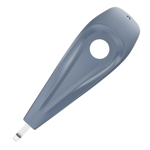 Advanblack Gunship Gray Low-profile Tank Dash Console for '08-'20 Harley Street Glide and Road Glide