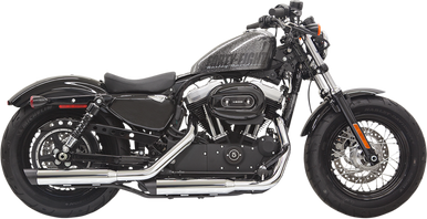 【お得】 Mufflers - Sportster - Slash-Cut - Chome/Black ぬいぐるみ