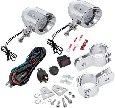 ショークロームSHOWCHROME ミニLEDドライビングライト55-365L LED Mini Driving Lights Kit