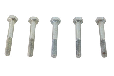 V-Twin - Zinc Hex Cap Bolts 1/4 inch-28 x 1-7/8 inch - Direct