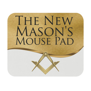 The New Mason's White Mouse Pad (Rectangle)