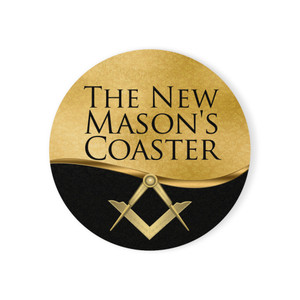 New Mason's Black Cork Back Coaster