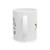 White Master Mason Ceramic Mug, (11oz)