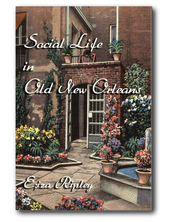 This book takes us to a time long gone and almost forgotten, telling of the romance, charm and carefree attitudes of the people of Old New Orleans.