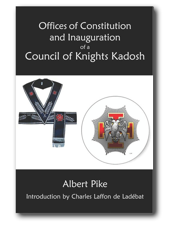 This rare edition of Albert’s Pike’s 1879 work on the Council of Knights Kadosh is a vital part of the education of all Scottish Rite Masons. This rare edition of Albert’s Pike’s 1879 work on the Council of Knights Kadosh is a vital part of the education of all Scottish Rite Masons.