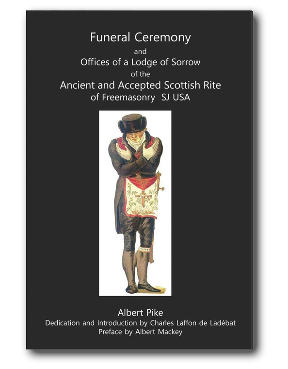 This is a photographic reproduction of Albert Pike’s beautiful 1887 ritual for the Rose Croix Funeral Ceremony.