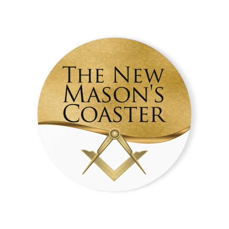 New Mason's White Cork Back Coaster