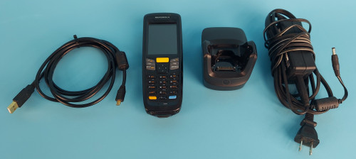 MOTOROLA MC2100 MOBILE HANDHELD COMPUTER: charging  cradle, cables (Used)