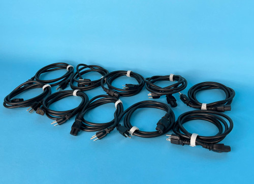 LOT 0F 10 C15 TO 5-15 POWER CORDS: 6’ (Used)