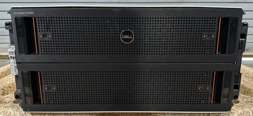 DELL 0994106-02 COMPELLENT SC280: 2x controllers, 2x power supplies, rack rails (Used)