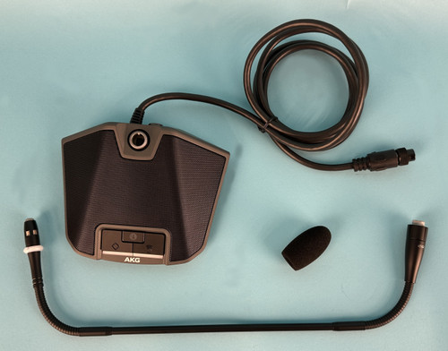 AKG CS3-CU-50 MICROPHONE STATION: gooseneck mic (Used)
