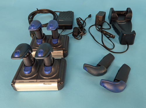 INTERMEC AC5 & AC6 CHARGERS: w/ batteries (Used)
