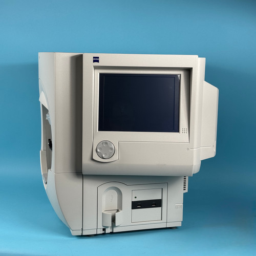 ZEISS 750I VISUAL FIELD ANALYZER: keyboard, mouse, data cable, case (Used)
