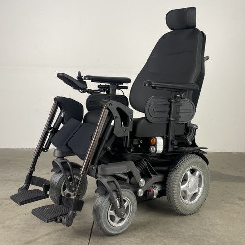 POWER WHEELCHAIR: recline, feet, no charger (Used)