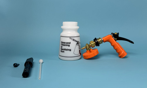 GILMORE 75QGFMR SPRAY GUN: 32oz, fan spray attachment (New)