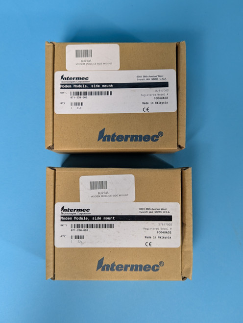 LOT OF 2 INTERMEC 1004UA02 MODEM MODULE SIDE MOUNT (Used)