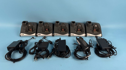 LOT OF 5 SYMBOL/MOTOROLA CRD9000-1001SR CHARGING BASE: (Used) LOT OF 5 SYMBOL/MOTOROLA CRD9000-1001SR CHARGING BASE: (Used)
