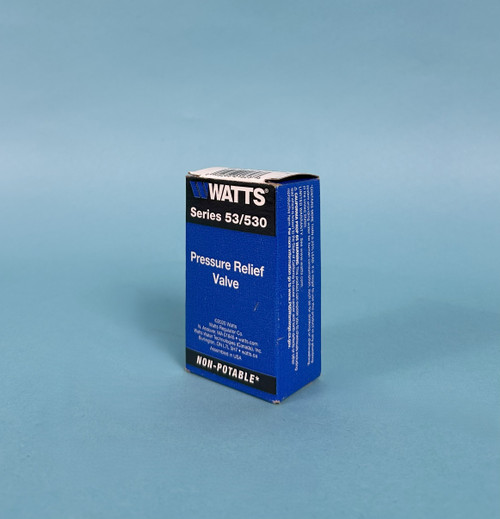 WATTS 530C CALIBRATED PRESSURE RELIEF VALVE: non-potable, 50-175psi, ½” (New)