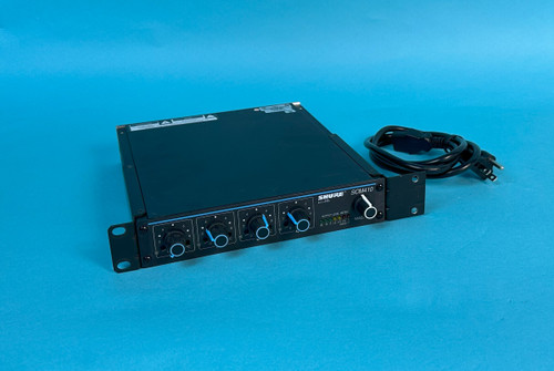 SHURE SCM410 AUDIO MIXER: 4 microphone inputs (Used)
