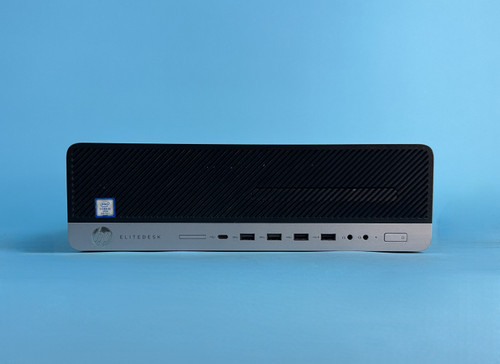 HP ELITEDESK 800 G4 SSF DESKTOP: i5-6500, 256gb ssd, 8gb ram, hdmi port (Used)