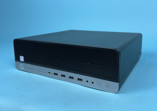 HP ELITEDESK 800 G4 SSF DESKTOP: i5-8500, 256gb ssd, 8gb ram, vga port (Used)