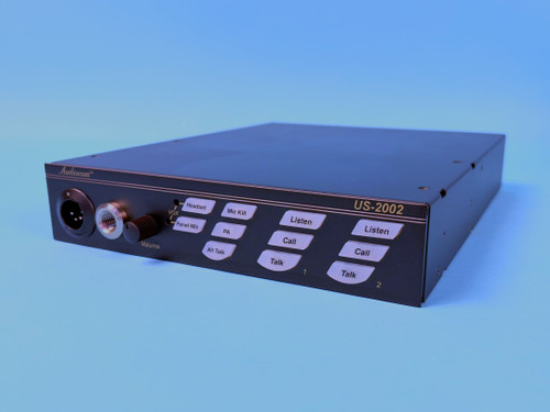 TELEX US-2002 INTERCOM: black, metal, 2-channel (New)