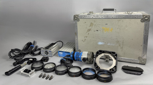 ARRI 125 ARRILUX POCKET PAR LIGHT: hmi, portable, w/ kit, barn doors,  (Used)