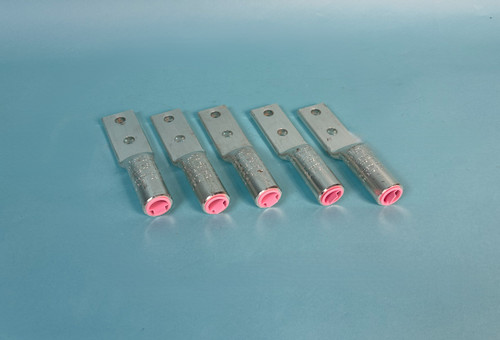 LOT OF 5 ABB AL500NTN LUGS: general purpose, dual-rated (Used)