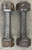 LOT OF DUMBBELL HAND WEIGHT SETS: cast iron, 2x5lbs, 10lbs, 35lbs, 40lbs (Used)