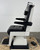 BURTON XL 3200 OPHTHALMIC EXAM CHAIR: w/ lamp and stand (Used)
