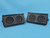 LOT OF 2 TOA SM-60 STAGE MONITOR SPEAKERS: black (Used)