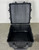 PELICAN 1640 CASE: transportation case w/retractable handle, wheels (Used)