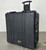 PELICAN 1640 CASE: transportation case w/retractable handle, wheels (Used)