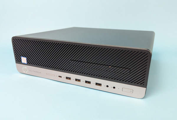 HP ELITEDESK 800 G3 SSF DESKTOP: i5-6500, 256 gb ssd, 8 gb ram, vga port (Used)