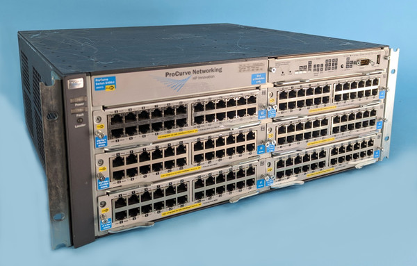 HP 5406ZL J8697A PROCURVE SWITCH: 3x j8702a, 3x j9534a, 2x j8712a (Used)