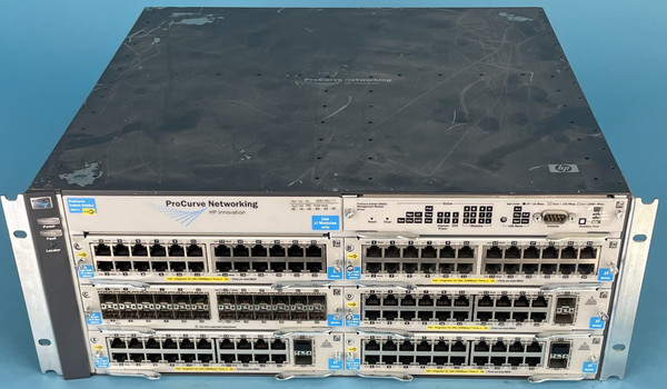 HP E5406ZL J8697A PROCURVE SWITCH CHASSIS: 3xj9536a, 2xj9534a (Used)