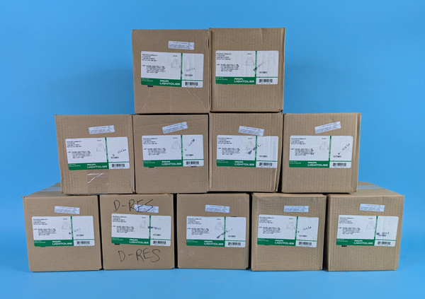LOT OF 11 PHILIPS 1013WH LIGHTOLIER RECESSED DOWNLIGHT TRIMS: 5”, white (New)
