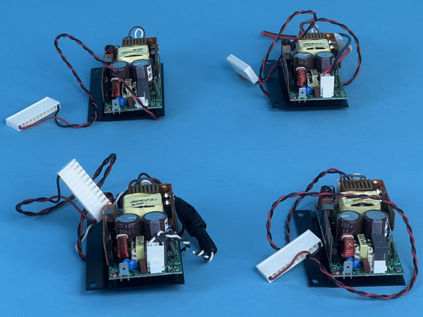 LOT OF 4 ASTEC LPS52 POWER SUPPLY: input 100-240v, 2a - output 5v, 11a, 55w (Used)