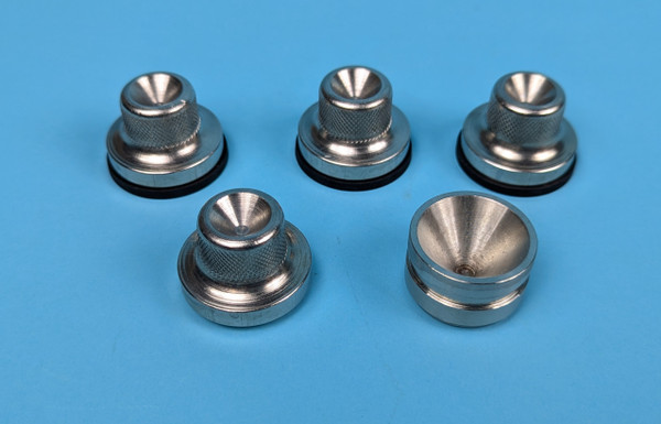LOT OF 5 ENDODONTIC SINGLE AMALGAM WELLS (Used)