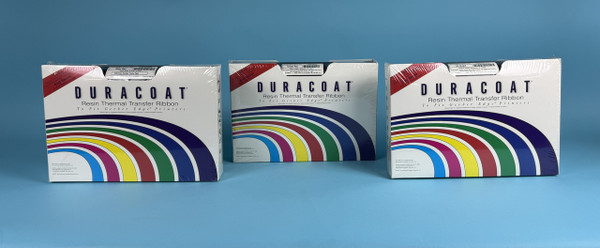 LOT OF 3 DURACOAT FGB308R3|FGB308UVS|FGB308R2S RIBBON CARTRIDGES (New) LOT OF 3 DURACOAT FGB308R3|FGB308UVS|FGB308R2S RIBBON CARTRIDGES (New)