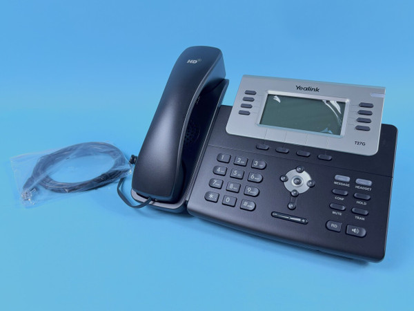 YEALINK SIP-T27G ENTERPRISE IP PHONE: ethernet, rj45, voip, landline (New)