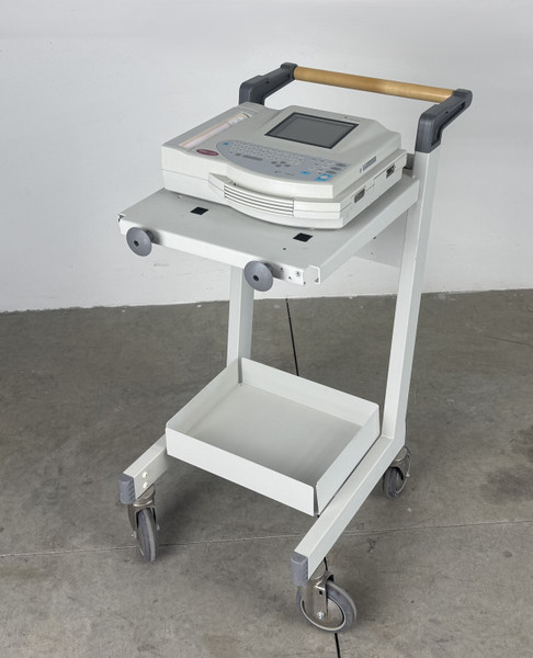 GE MAC 1200 ELECTROCARDIOGRAPH: 2008, damaged cable, cart (Used)
