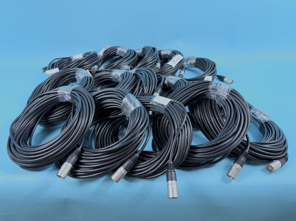 LOT OF 15 ETHERCON CAT5E 54022 CABLES: rj45, ethernet, 20m (New)