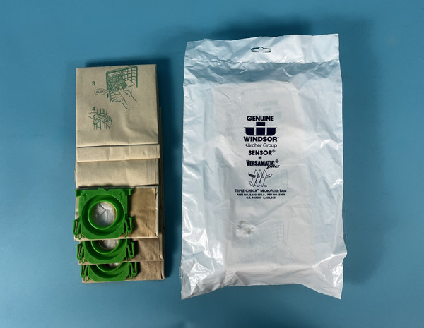 WINDSOR KARCHER SENSOR VERSAMATIC PLUS TRIPLE-CHECK MIROFILTER BAG:  (New)