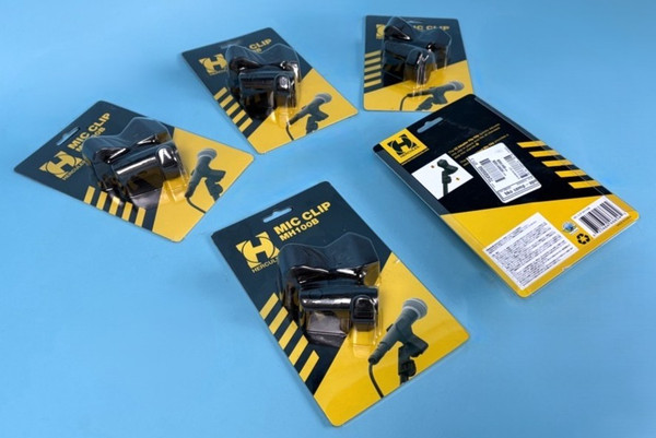 LOT OF 5 HERCULES MH100B MICROPHONE CLIPS (New)