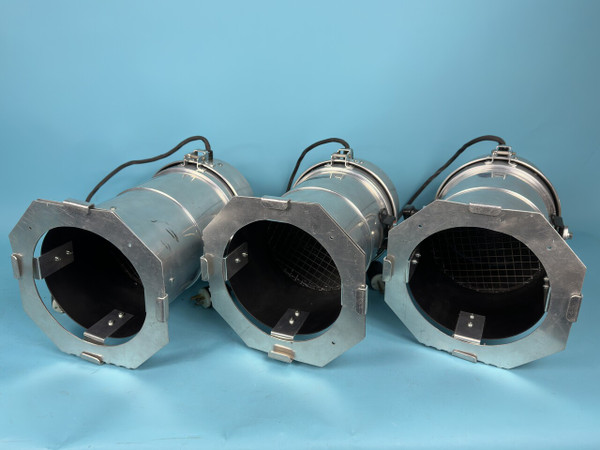 LOT OF 3 MOLE-RICHARDSON 3741 PARCAN SPOTLIGHTS: 1000w, 8.3 amp (Used)