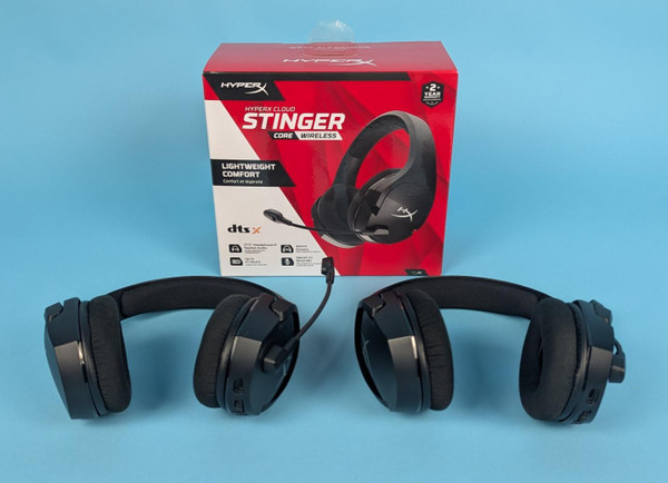 LOT OF 3 HYPERX CS002 CLOUD STINGER WIRELESS HEADSETS (Used)