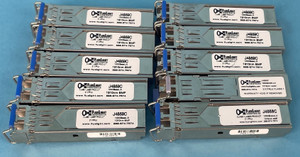 LOT OF 10 FLUXLIGHT J4859C 1000 BASE-LX SFP TRANSCEIVER MODULES (Used)