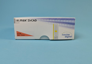 IVOCLAR VIVADENT 689509 IPS EMAX ZIRCAD LT C2 MILLING DISC: 98.5-12mm (New)